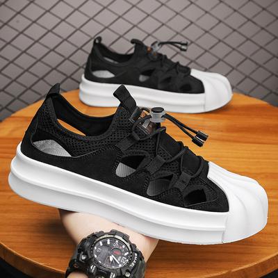 2024 New Summer Cave Casual Sandals for Men Baotou Sports Shoes Men's Ventilate Sandals for Male Beach Shoes Platform Sandals