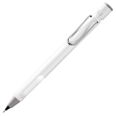 Lamy Safari White Mechanical Pencil Mechanical Pencil with Ergonomic Grip Durable ASA Plastic Body Perfect for Writing and Drawing LAMY M 41 Fine