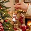 Gingerbread Man Hanging Ornaments 12/24/36Pcs Christmas Outdoor Decorations, Ornaments, 2D Double Sided Traditional Holiday Tree Decor Xmas for Office