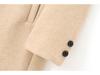 2024 Autumn Women's European & American Style Soft Lapel Long Sleeve Wool Coat