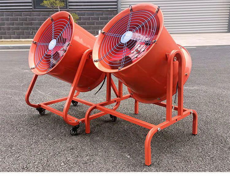 Industrial High-Power Axial Fan - Mobile Standalone, Low Noise, 220V/380V - Powerful Workshop Ventilation