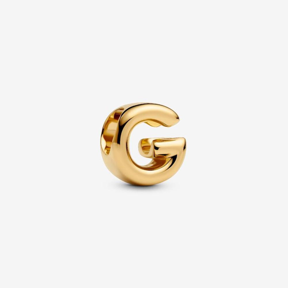Brand New 26 Letters Ideal Designed For Authentic Original Beaded Bracelet High Quality Fine Jewelry Women's Copper Metal Pendant Bead Component Bead