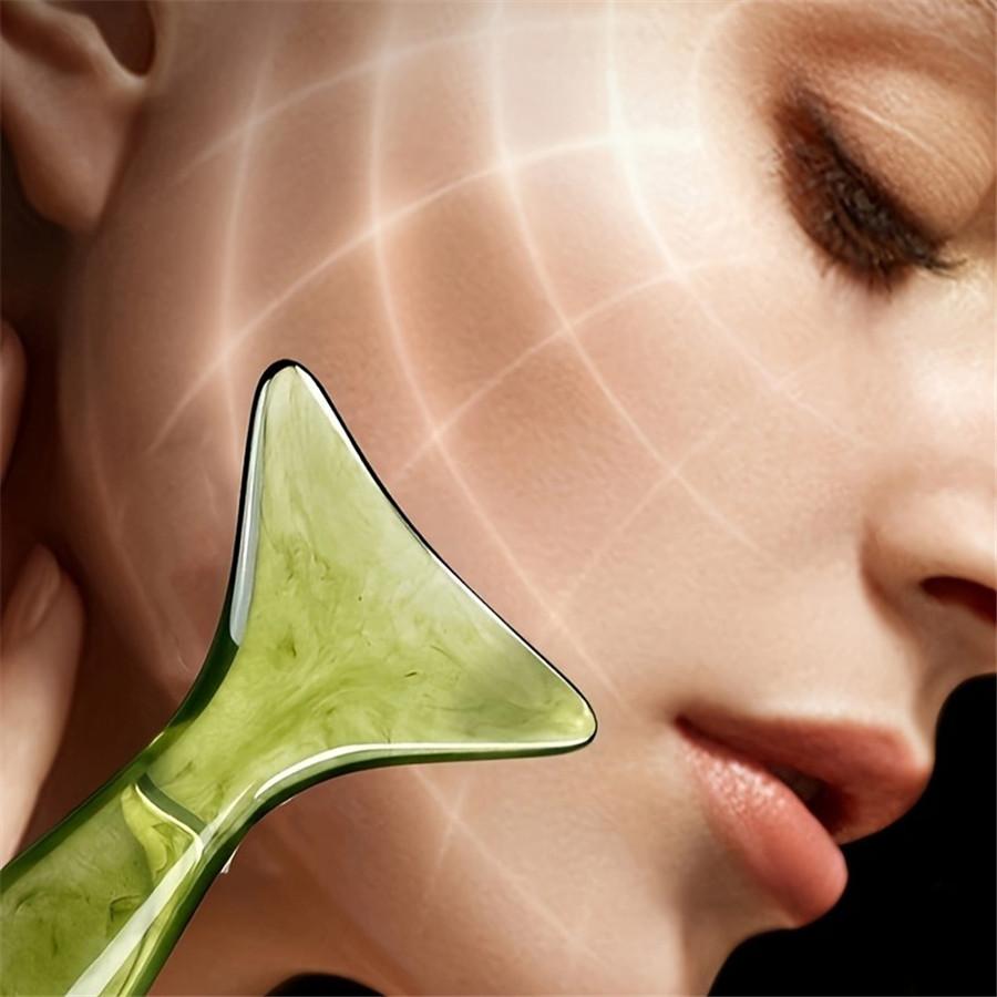 Gua Sha Facial Tool, Gua Sha Massage Tool, Lymphatic Detoxification Massage Gua Sha Board for Face, Eyes, Neck, Body