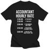 Accountant Hourly Rate Accounting CPA Humor T Shirts Graphic Cotton Streetwear Short Sleeve Birthday Gifts Summer Style T-shirt#Color