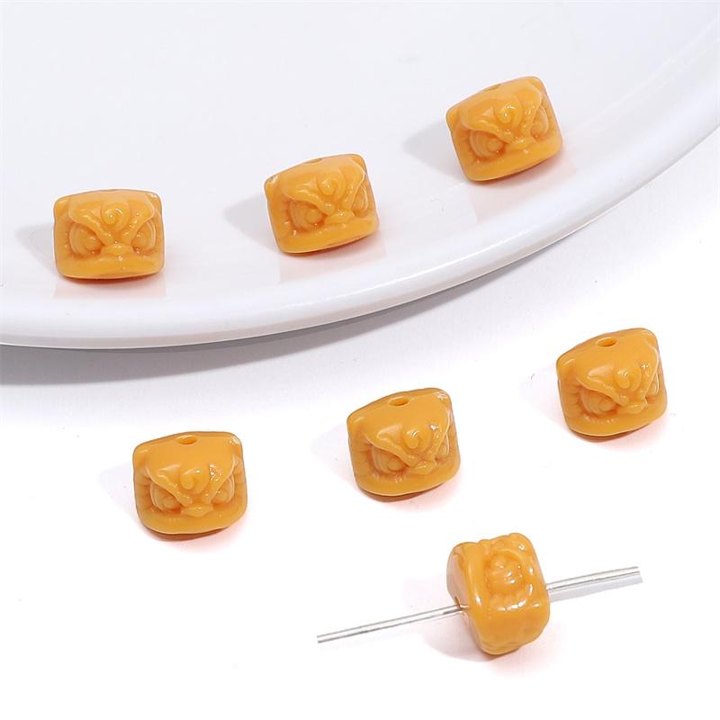 Acrylic Beads Lion Charms Beads For DIY Bracelet Necklace Jewelry Making