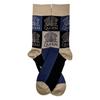 Queen Unisex Adult Crest Colour Block Ankle Socks