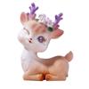 Reindeer Car Decoration Resin Animal Statue Mini Elf Deer Figurine  Home