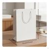 Paper Bag with Handles Tote Construction for Retailers, Businesses White 13619cm