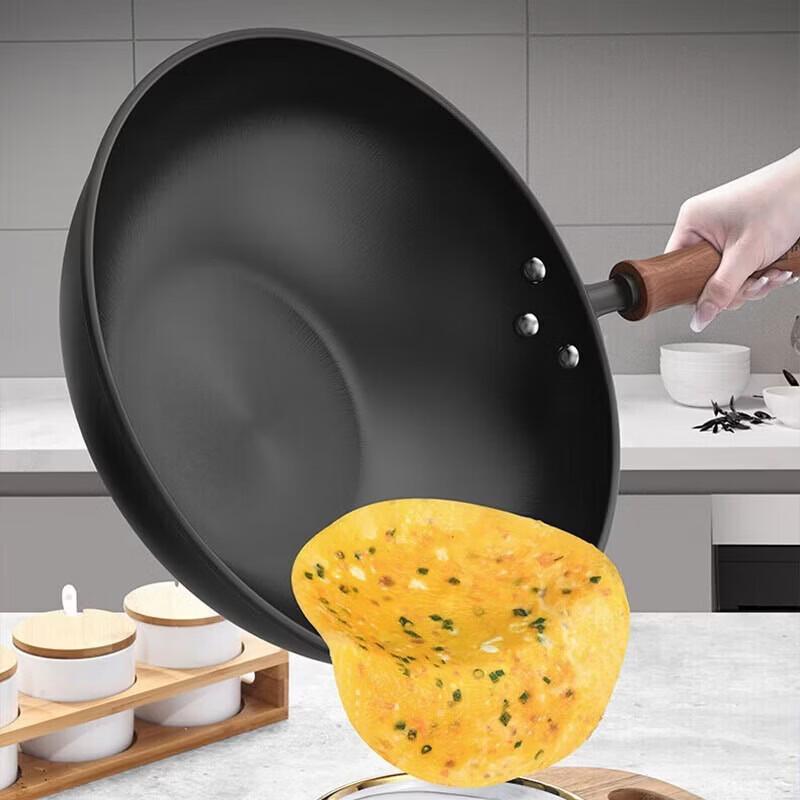 KOBACH Upgraded Nitrided Iron Wok (32cm)