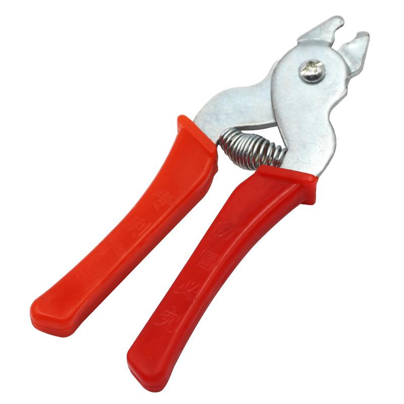 

Chicken Iron Wire Mesh Cage Pliers Fencing Cage Clamp Poultry Supplies Cage Tongs Ring Plier Tool And 600PCSM Clips Staples