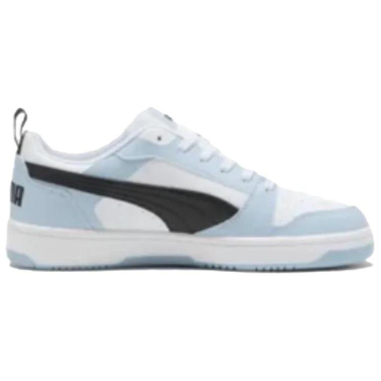 PUMA Rebound V6 Abrasion Resistant Breathable Low top Skateboard Shoes Unisex Blue White Black 392328-57