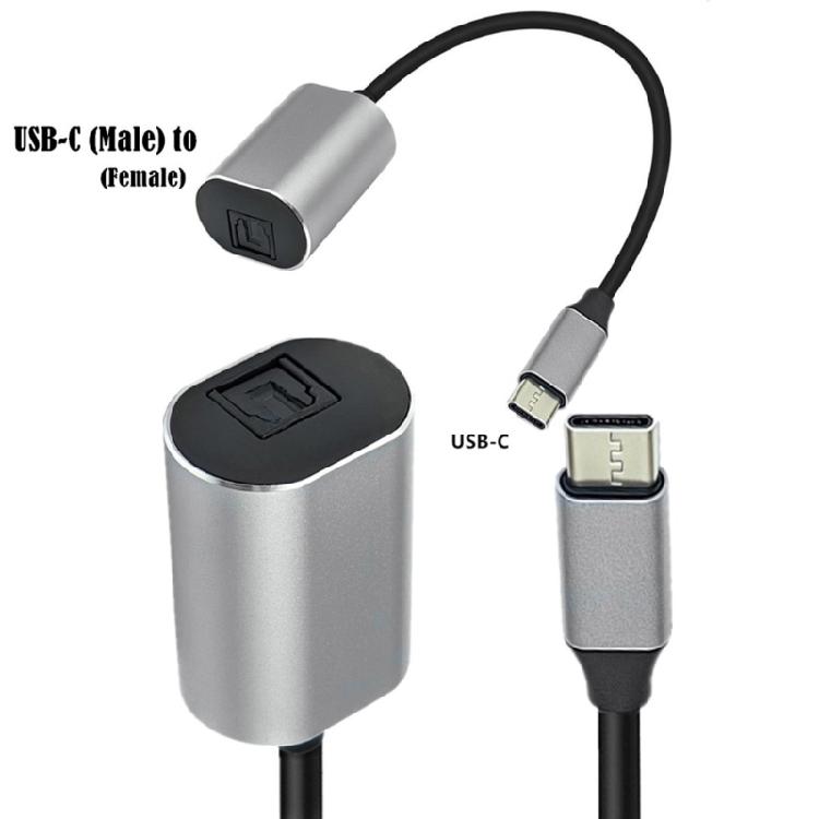 Fiber Digital Sound Cable USB C Male To SPDIF Female Converter Transmission Adapter For Computer Laptop Accessories