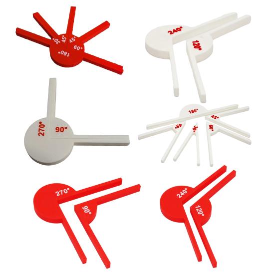 Angle Measuring Instruments Mathematics Teaching Tools Geometric Angle Display Recognition Tools for Mathematics Learning Classroom Home Use