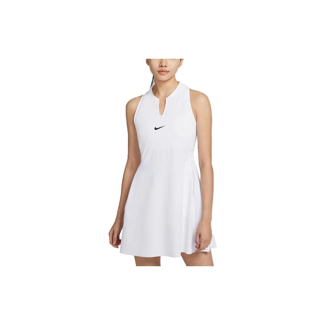 (ЖЕНСКИЕ) Теннисное платье Nike Dri-FIT Advantage  Белый  Женское DX1428-100 L
