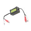 Radio Noise Filter Ground Loop Isolator RCA Connectors 3.5mm 0.1in Car Stereo Voice Frequency Filter for Car