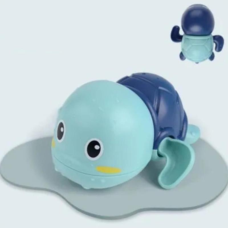 Baby Bath Toys Pool Beach Classic Chain Clockwork Water Toy Bathing Cute Duck Turtle Dolphin For Kids Water Playing Toys