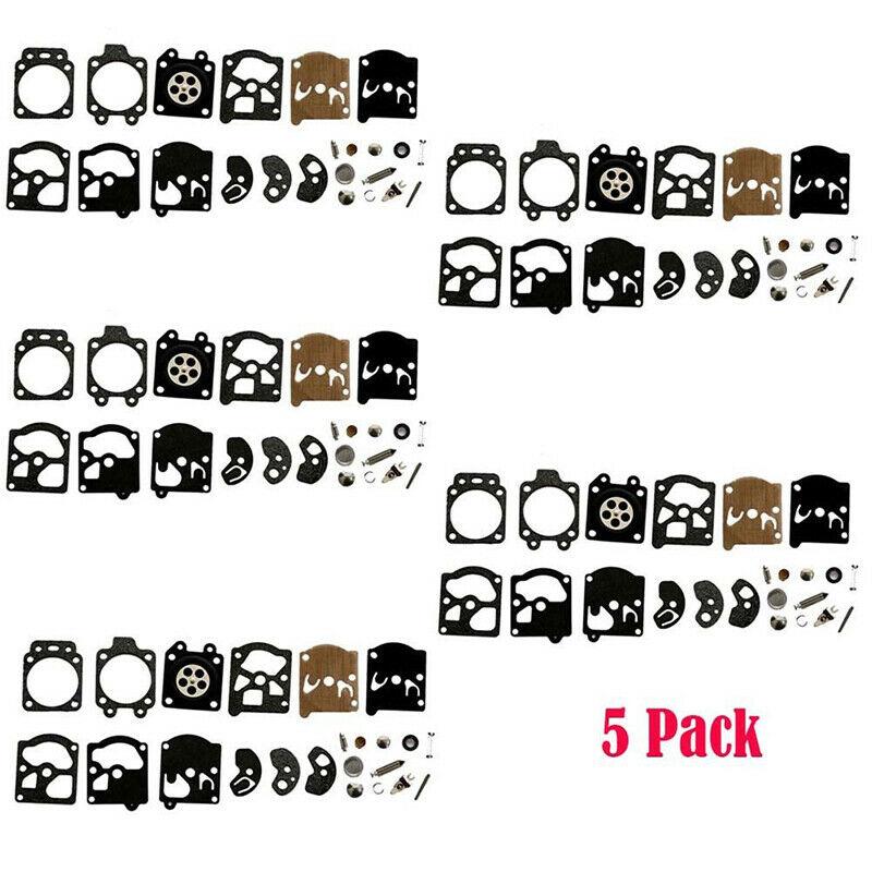 5 Pack Carburetor Diaphragm Repair Kit for K10For WaT Carburetor Compatible with For Wa and D10For WaT Models Replacement Set