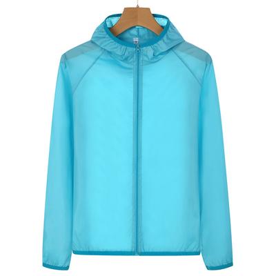 Zomer Mannen Zon Bescherming Kleding Lichtgewicht Ademend IJszijde Met Capuchon Snel Droog Jack Buiten Anti-ultraviolet Huidjas