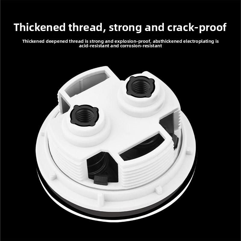 Toilet Tank Round Valve Push Button Round Dual Press Tank Push Switch Water Saving Rod Accessories Dual Flush 38/48/58mm