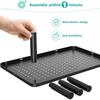 3 Height Adjustable Computer Monitor Stand Storage Drawer Portable Monitor Height Adjustment Stand Increase Height Metal