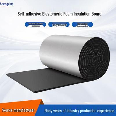 Self-Adhesive Aluminum Foil Rubber-Plastic Insulation Board for Roofs and Sunrooms