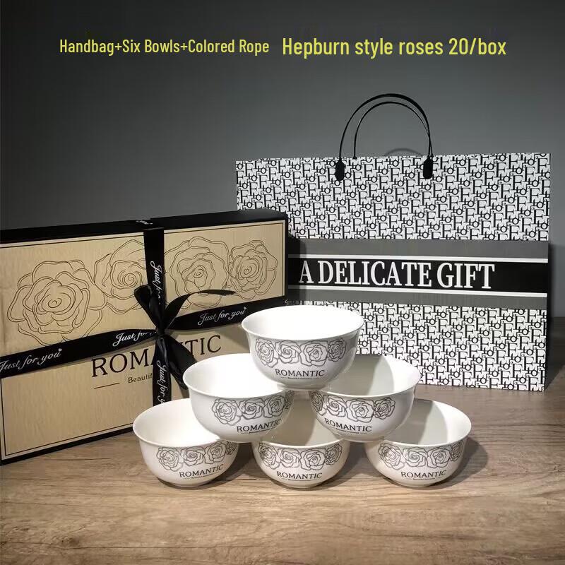 Hepburn Rose Ceramic Dinnerware Set