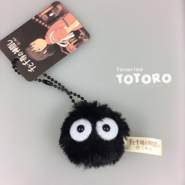 Мой сосед TOTORO Новый бренд Плюшевый Мини SOOT SPRITE PLUSH Духом Away Пыль Банни Черный Эльф Игрушки – купить по низким ценам в интернет-магазине Joom