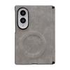PU Sheepskin Leather Luxury Magnetic Case for Samsung Galaxy Z Fold 8 Ultra 8 7 6 5 Wireless Charging Hinge Protective Cover