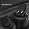 Premium TPU Hülle für Buds4 / 4Pro Ohrhörer Schale Schutzhülle Mit Haltbarkeits Schutz und Praktischem Karabiner Haken