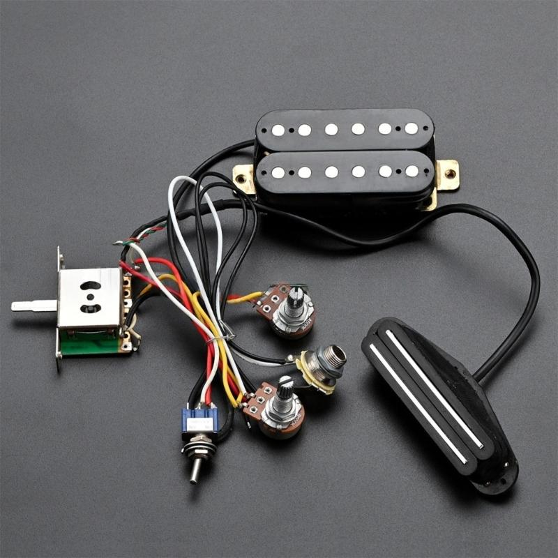 1T1V Wiring Harness Prewired Electric Guitar Pickup Prewired Guitar Wiring Harness Electric Guitar Replacement Part