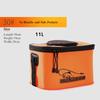 11/19/23/28/35L Foldable Folding Thicker Eva Living Fish Box Tank Bucket Camping Outdoor Fishing Equipment Fishbox Storage Bag