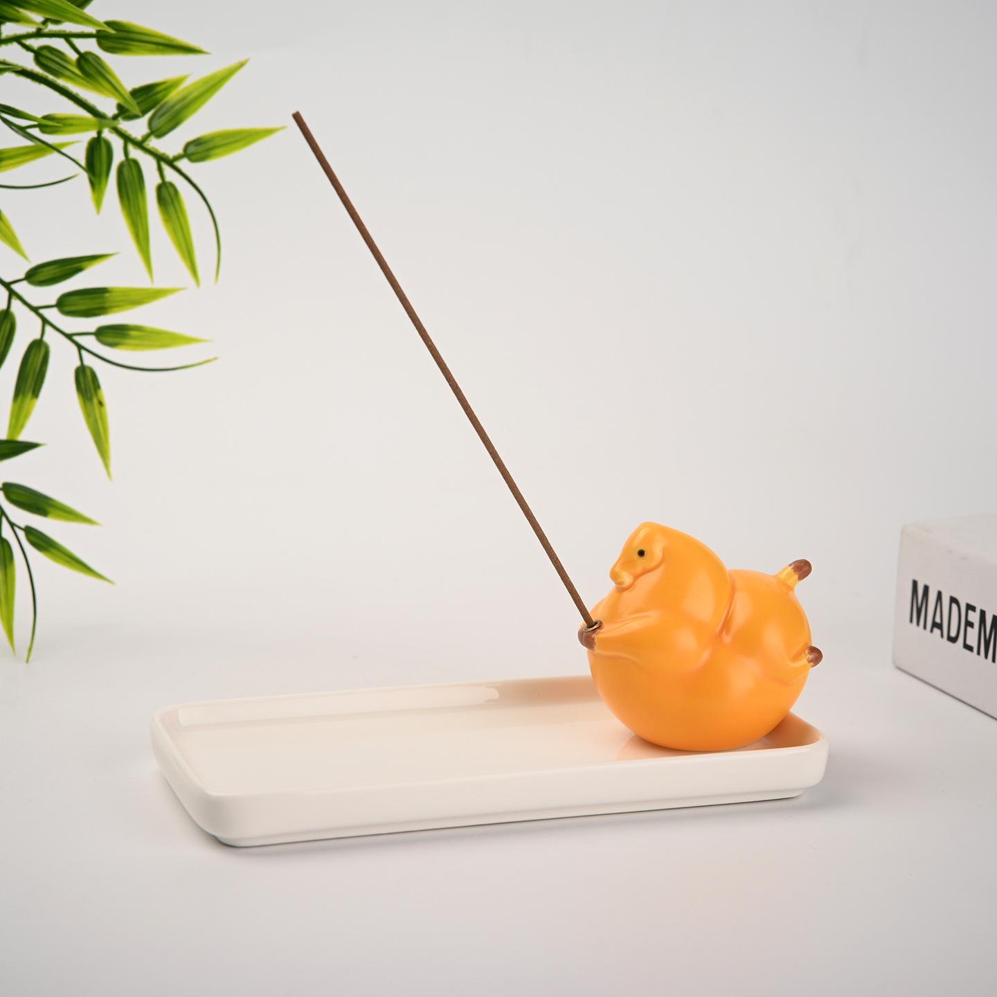 Modern Pony Incense Holder Stand - Indoor Decorative Burner Tray & Creative Gift