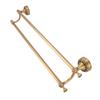 Koupelnový držák na ručníky Měděný Antický Nástěnný Věšák na ručníky Držák Tyč Tyč pro Domov Hotel Dvojitý