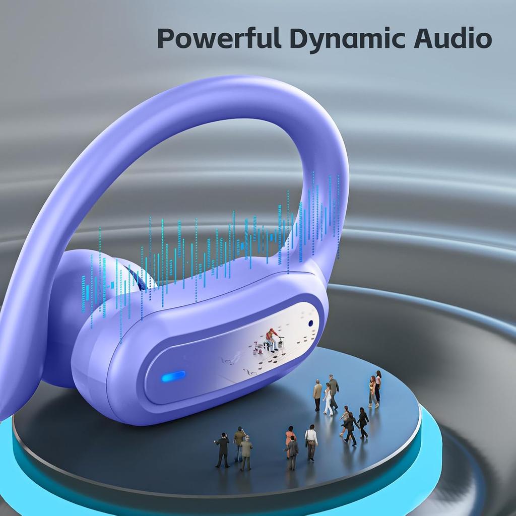 Wireless Earbuds, Bluetooth 5.4 Headphones, True Wireless Stereo Earphones with IPX7 Waterproof, Noise Cancelling Mic, Fast Charging and Comfort Fit