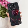 For Motorola Signature 2026 Case Popular Flower Marble Painted Cover Soft Silicone Black Phone Shell For Moto X70 Air Pro Fundas
