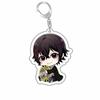 Tokyo Ghoul Keychain Set: Kaneki, Touka & Rize Acrylic Pendants