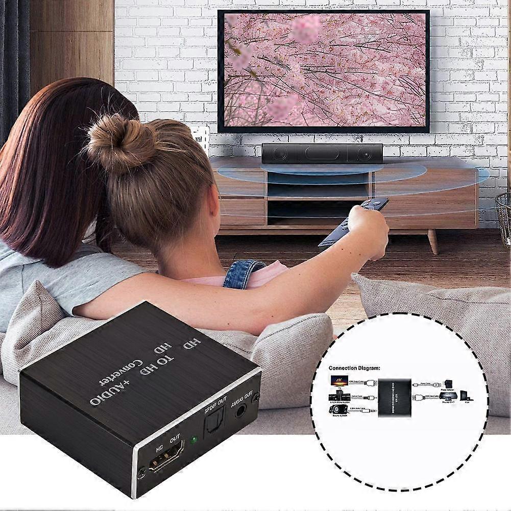 Estrattore Audio HDMI Splitter Audio Compatibile 4Kx2K Audio Surround 3D