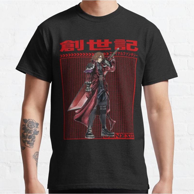 FINAL FANTASY XIV GENESIS Gift T Shirt for RPG Gamer 100 Cotton Printed Tee Short Sleeve Graphic Clothes All Size Tops