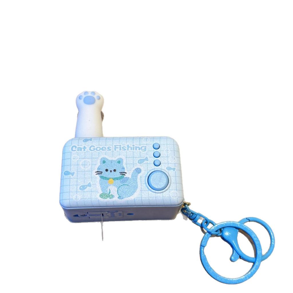 Luminous Cat Paw Mini Keychain Light - Cute and Funny Decompression Bag Pendant