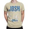Unisexs Josh Allen T Shirts Cotton Tops Humorous Short Sleeve Round Collar Tees Plus Size TShirt