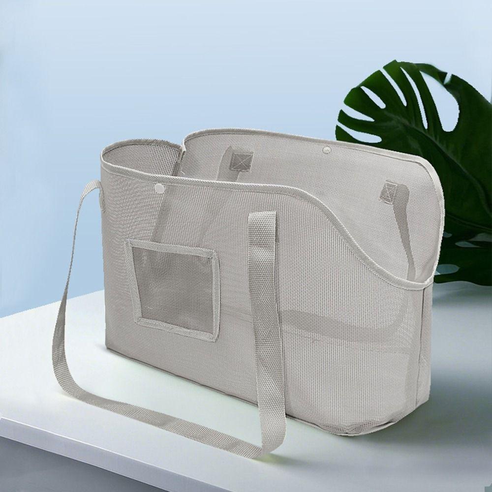 Mesh Puppy Shoulder Handbag Breathable Cats Handbag Portable Dog Carrier Bag  Cats