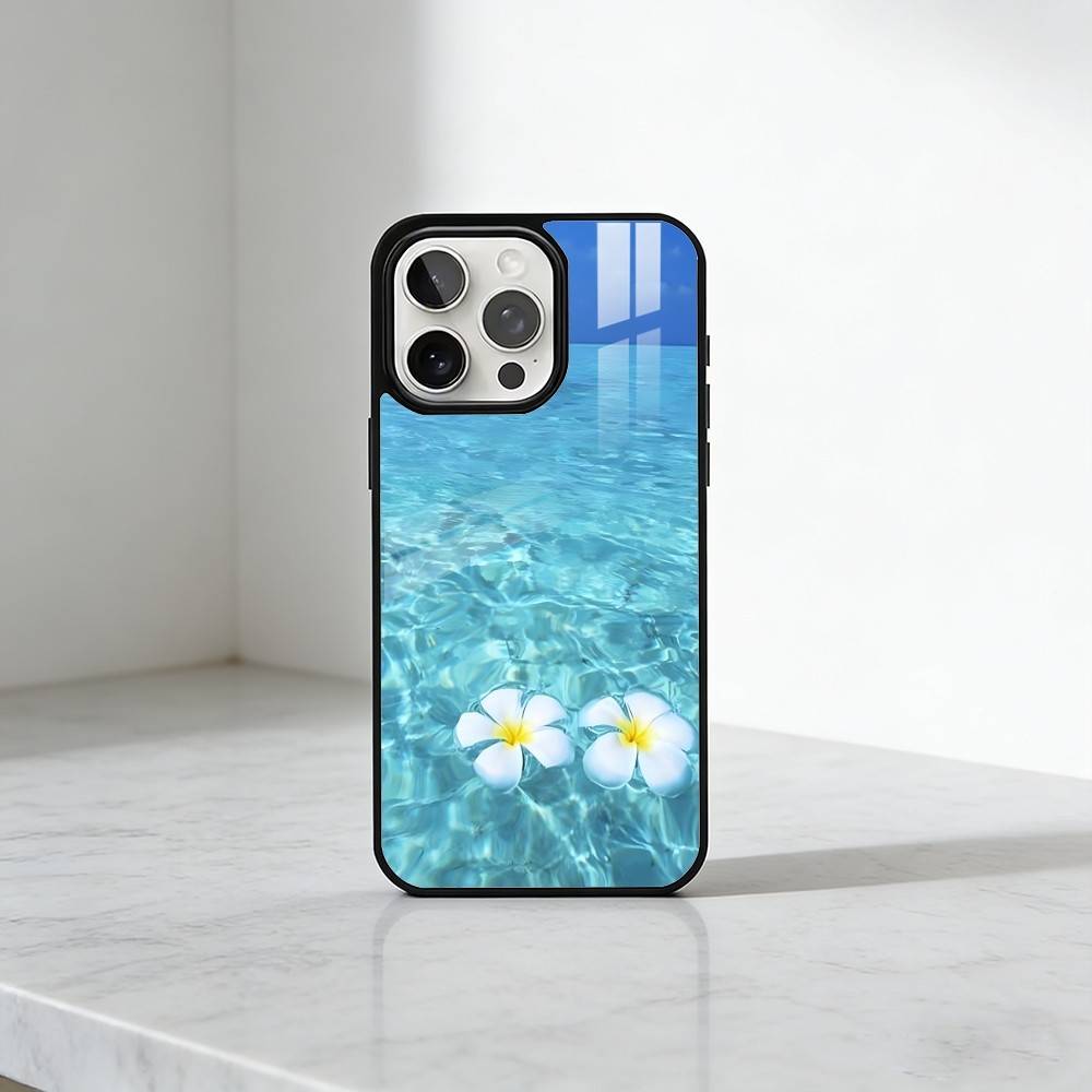 

Blue Sea Waves Phone Case For iPhone17,16,15,14,13 Plus,Pro Max Magnetic For Magsafe Wireless Charging iPhone12mini
