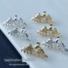 Zircon Diamond Angel Wing Charms for DIY Jewelry and Beading
