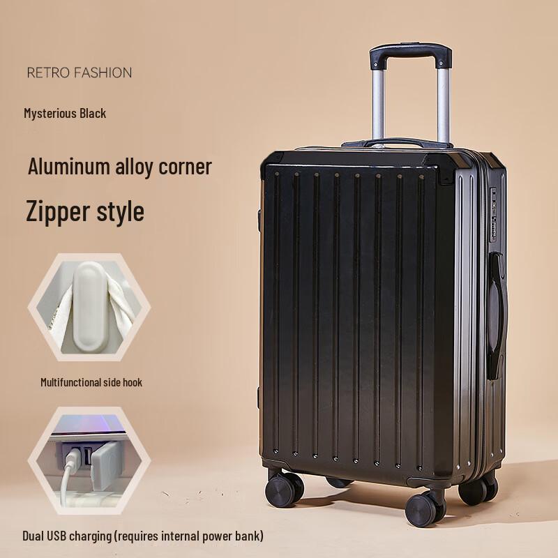 Qianyu Hardshell Travel Luggage with USB Charging Port 20 inch