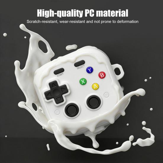 Earphone Case for Galaxy Buds 4 Pro Earbud Protective Carrying Case Funny Game Console Design Hard Shell Cover with Keychain for Boys Men