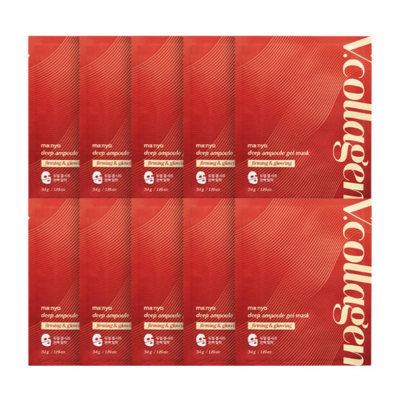 ma:nyo FACTORY V Collagen Deep Ampoule Gel Mask 34g × 10 Sheets