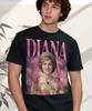 Retro tričko s portrétem princezny Diany a dětské tričko – Grafické tričko Diana Spencer
