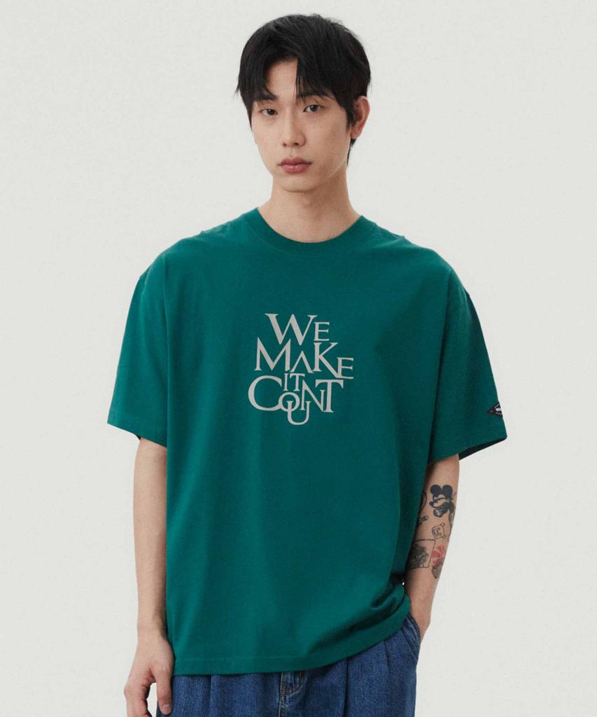 WMC French Lettering T-Shirt_Green