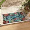 Vikama Bohemian Entrance Doormat Floral Footmat Home Decor Bathroom Kitchen Anti-dirt Non-slip Carpet Entry Footmat