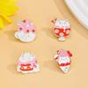 Sweet Pink Cute Cat Ice Cream Enamel Brooch Alloy Metal Badge Decorative Pin for Backpack Bag Clothing Accessory Lovely Cat Badge